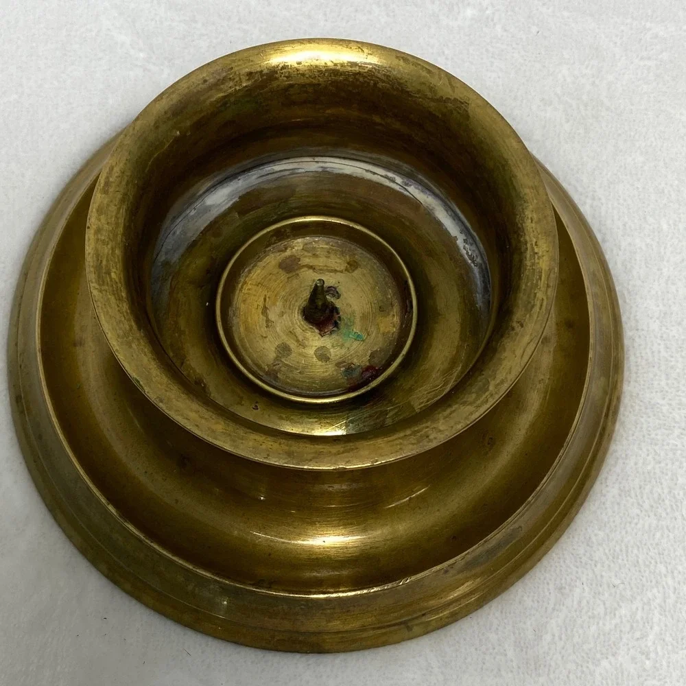 Vintage Brass Candle‎ Holder  Made in India